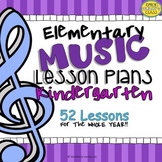 Kindergarten Music Lesson Plans (Set #1)