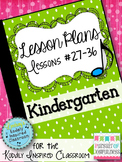 Music Lesson Plans - Kindergarten {Lessons #27-36}