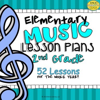 Preview of 2nd Grade Music Lesson Plans (Set #1)