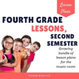Music Lesson Plans for Fourth Grade, Second Semester