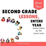 Music Lesson Plans for Second Grade {Entire Year Bundle}