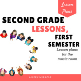 Music Lesson Plans for Second Grade {First Semester}