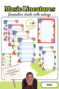 Preview of Music Lineatures | Writing sheet | Decorative sheets