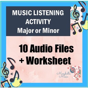 Preview of Music Listening Activity Major or Minor