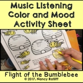Music Listening Color and Mood Activity Sheet Orchestra