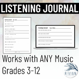 Music Listening Journal that Works for ANY Piece of Music