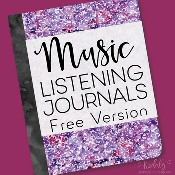 Preview of Music Listening Journals - free version