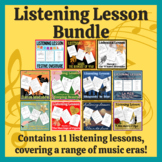 Music Listening Lesson Bundle (Middle School General Music)