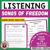Music Listening: Music Analysis Worksheets for SIX Songs A