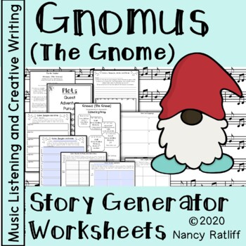 Preview of Music Listening with Creative Writing Worksheets The Gnome for Orchestra