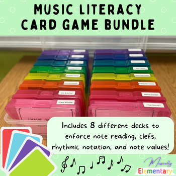 Preview of Music Literacy Card Games
