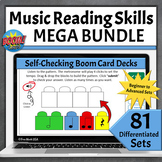 Music Literacy Skills Boom Cards MEGA BUNDLE