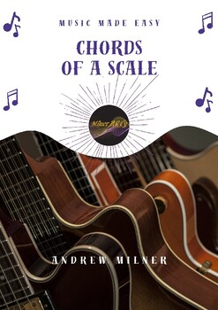 Preview of Music Made Easy - Chords Of A Scale (A4 - PDF E-Book)
