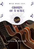 Music Made Easy - Chords Of A Scale (A4 - PDF E-Book)