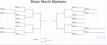 Preview of Music Madness Bracket