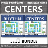Music Centers Eighth Notes Rhythm Board Game + Interactive