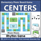 Music Centers Eighth Notes Rhythm Board Game {Music Mania}