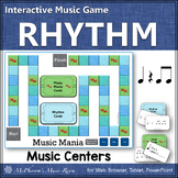 Music Centers Eighth Notes Interactive Rhythm Game {Music Mania}