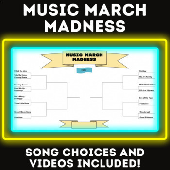 Preview of Music March Madness - 1st Edition, Complete with Songs and Videos!