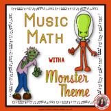 Music Math Games with a Monster Theme