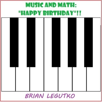 Preview of Music & Math - Happy Birthday!  Interdisciplinary Activity for Math Number Line