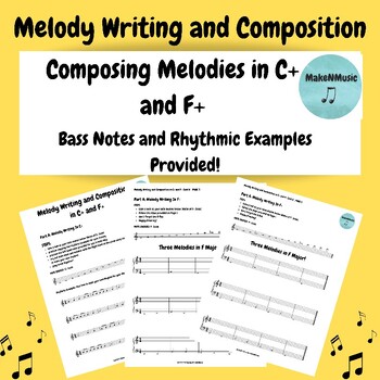 Preview of Music Composition in C Major and F Major for the Piano