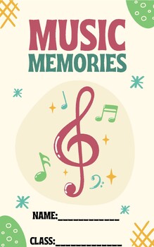 Preview of Music Memories Book