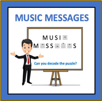 Preview of Music Messages - activities to practice note names