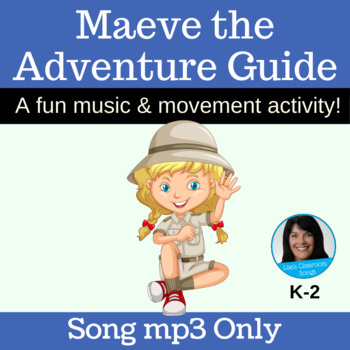 Preview of Music & Movement Song | Rhythm Sticks Activity | Original Song mp3 Only