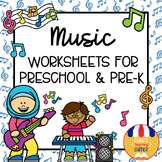 Music – Multi-subject Worksheets for Preschool & Pre-K
