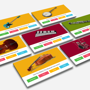 Preview of MUSIC: Musical Instruments Trivia - Interactive PowerPoint Game