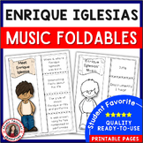 Enrique Iglesias: Music Listening and Research Foldables
