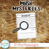 Music Mysteries - 10 Reading Passages