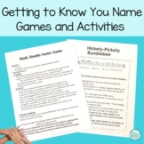 Music Name Games and Activities for Back to School Bundle-SEL