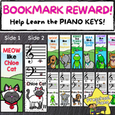 Music Notation BOOKMARK Rewards! for Beginners PIANO