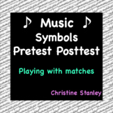 Music Notation Pre-test, Post-test and Answer Key "Playing