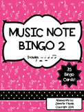 Music Note Bingo 2:  Whole Note, Whole Rest