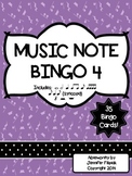 Music Note Bingo 4:  Syncopa