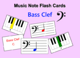 Music Note Flash Card - Bass Clef