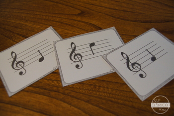 Preview of Music Note Flashcards