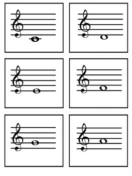 FREE! - 👉 Printable Musical Notes, Flash Cards