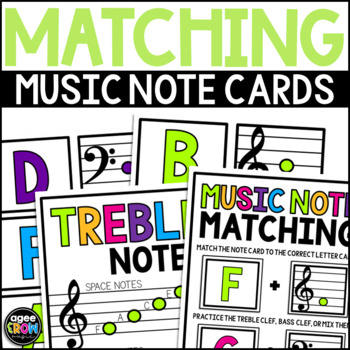 Preview of Music Note Game | Neon Treble and Bass Note Matching