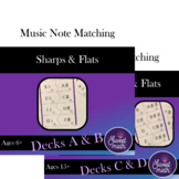 Music Note Matching: Puzzle Pairs & The Memory Game BUNDLE