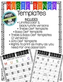 Music Note Name Bingo Templates | Distance Learning