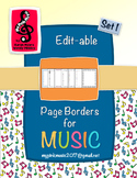 Music Borders: Notes and Symbols for ALL Music Teacher pag