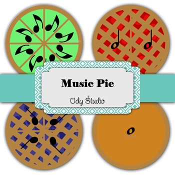 Preview of Music Note Pie-Large