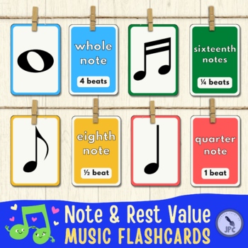 Music Notes Images  Music Notes Cards (Teacher-Made)