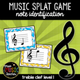 Music Note SPLAT Game - Treble Clef Level 1