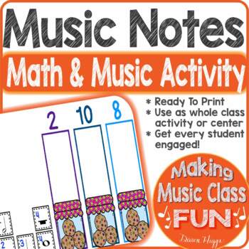 Preview of Music Note Values Sorting Activity for Elementary Music Class and Centers
