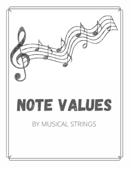 Preview of Music Note and Rest Values Lesson